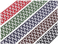 Gurtband zickzack 38mm, 4 FArben