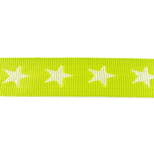 Gurtband Sterne 40mm - lime