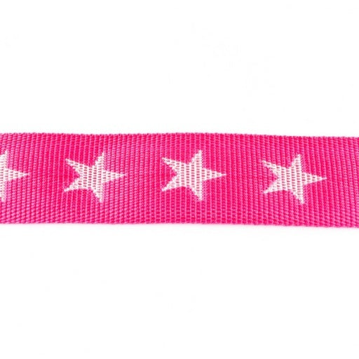 Gurtband Sterne 40mm - pink