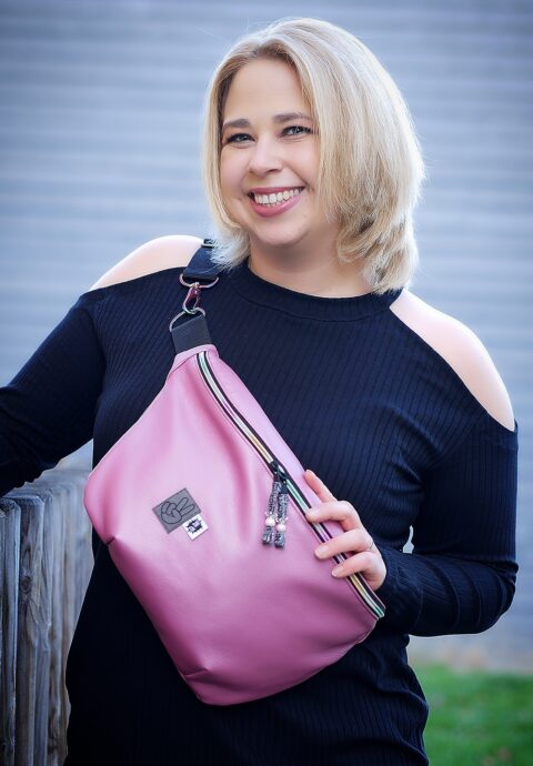 Papierschnittmuster Bauchtasche