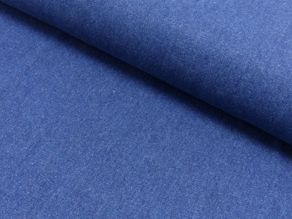 Baumwoll Jeans mittelblau