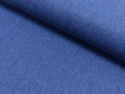 Baumwoll Jeans mittelblau
