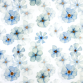 Jersey Blumen hell