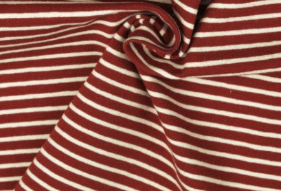 Jersey Streifen rot weiss