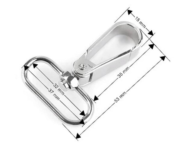 Karabiner 32mm (4 Farben)