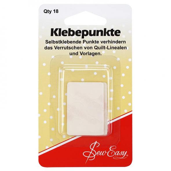 Klebepunkte (18 Stk. für z. B. Quilt Lineale)