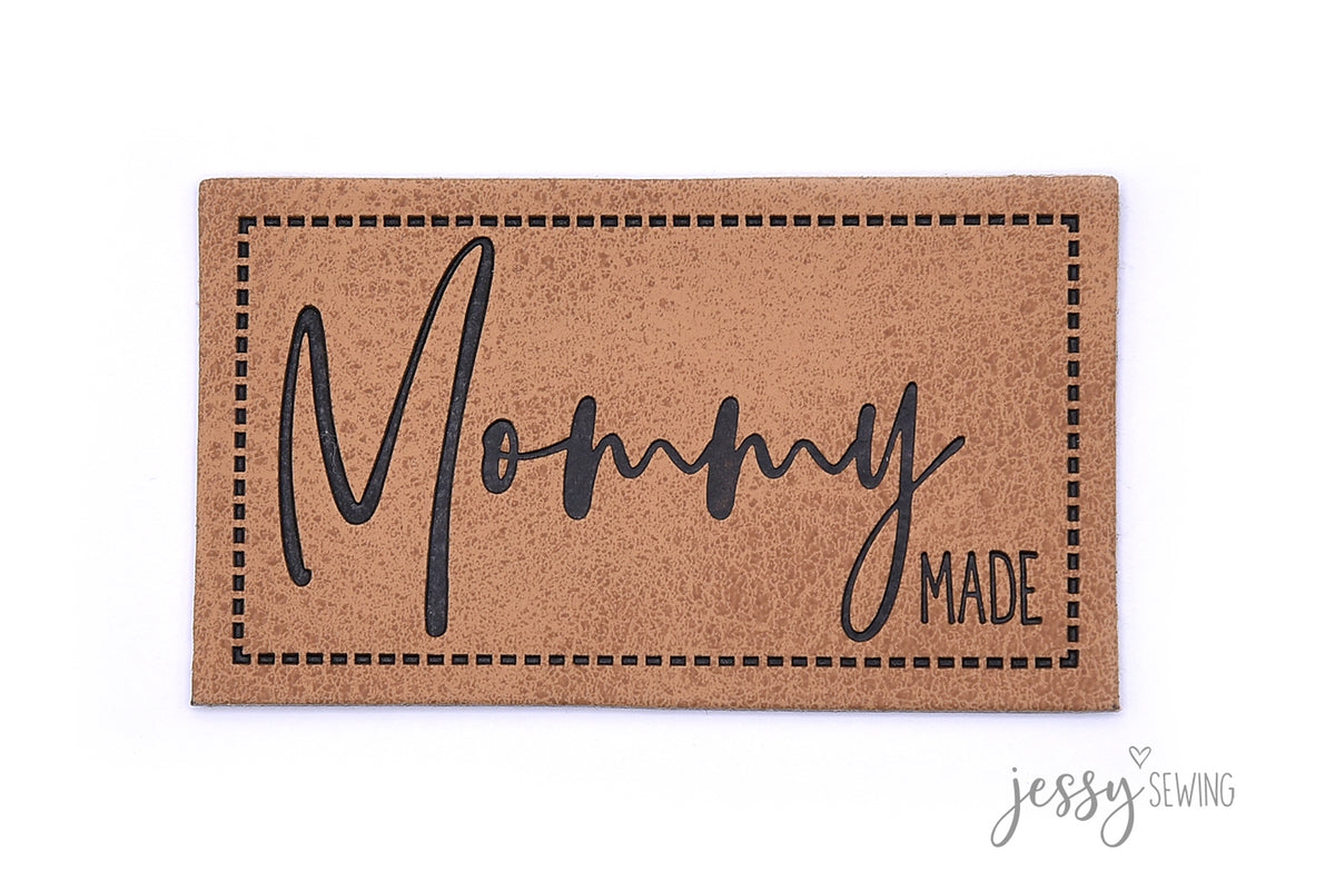 Kunstlederlabel Mommy made