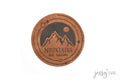 Kunstlederlabel Mountains are calling