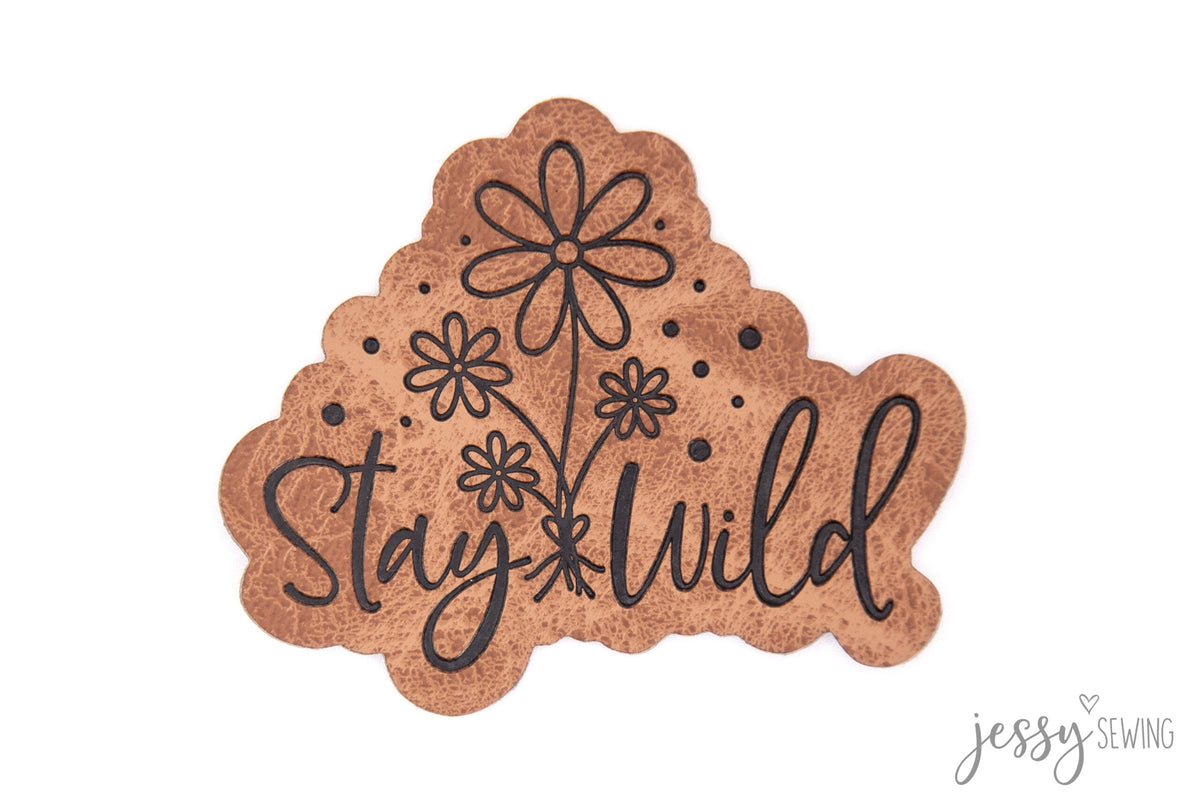 Kunstlederlabel Stay Wild