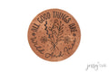 Kunstlederlabel Wild and Free