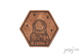 Kunstlederlabel Astronaut