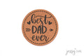 Kunstlederlabel best dad