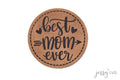 Kunstlederlabel Best Mom ever