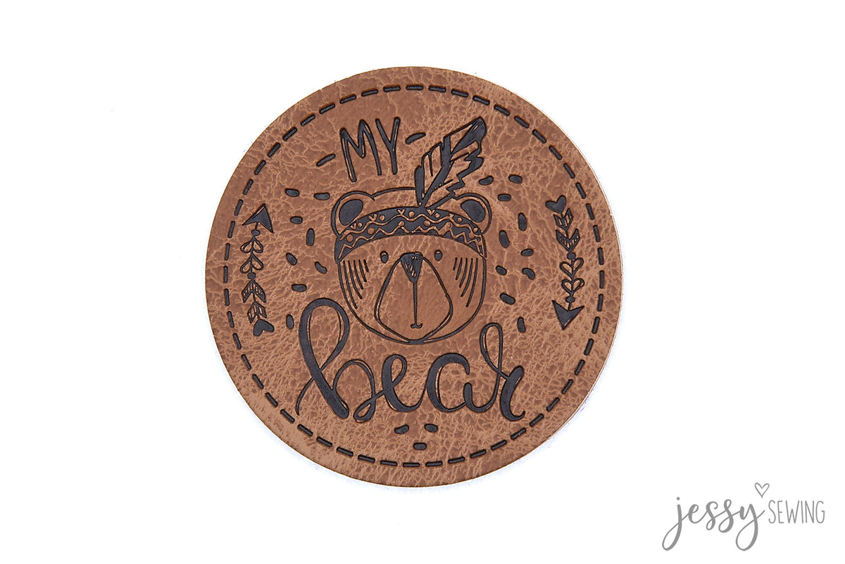 Kunstlederlabel My bear