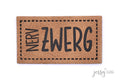 Kunstlederlabel Nervzwerg