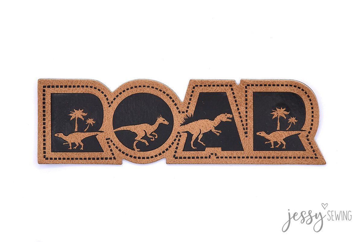 Kunstlederlabel Roar