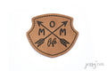 Kunstlederlabel Wappen Momlife