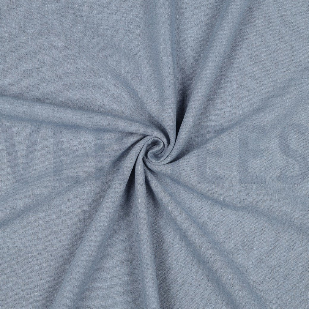 Leinen Viskose washed - blau