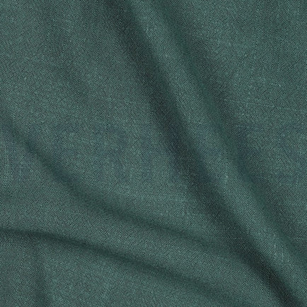 Leinen Viskose washed - dunkelgrün