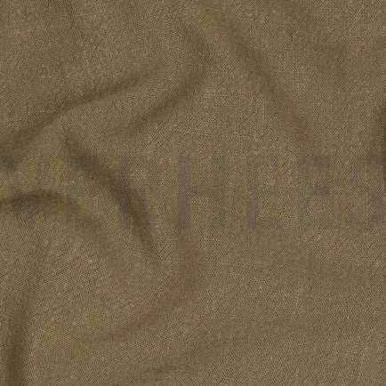 Leinen Viskose washed - oliv