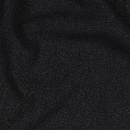 Leinen Viskose washed - schwarz