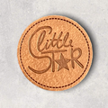 Kunstlederlabel little star