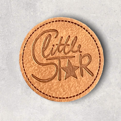 Kunstlederlabel little star