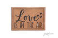 Kunstlederlabel Love is in the air