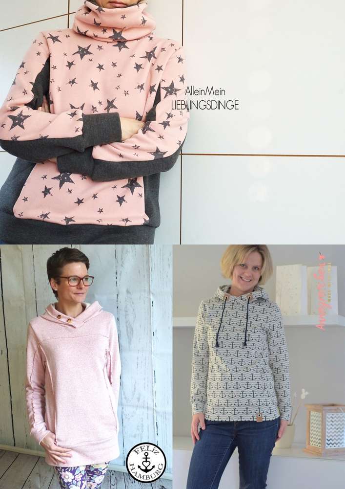 Papierschnittmuster No.25 Hoodie