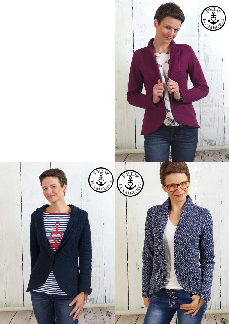 Papierschnittmuster No.29 Cardigan mit Schalkragen