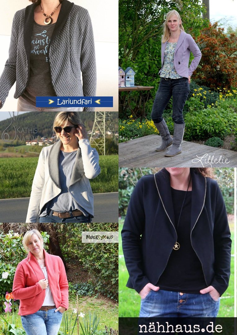 Papierschnittmuster No.29 Cardigan mit Schalkragen