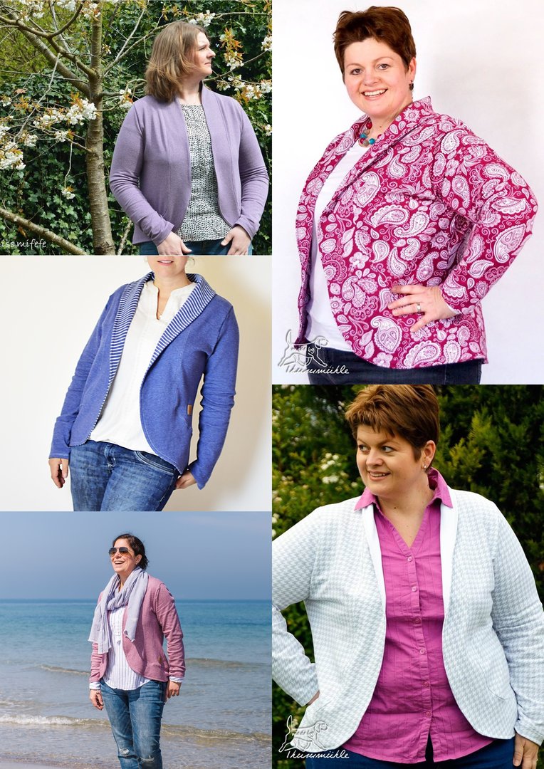 Papierschnittmuster No.29 Cardigan mit Schalkragen