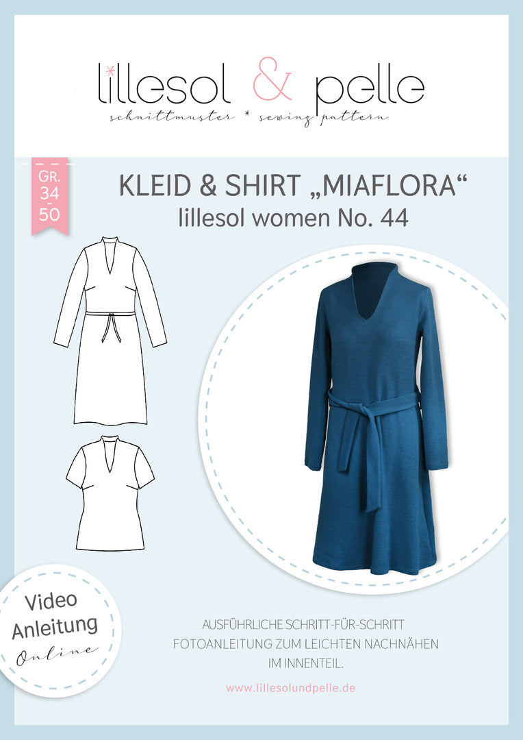 Papierschnittmuster No.44 Kleid & Shirt Miaflora