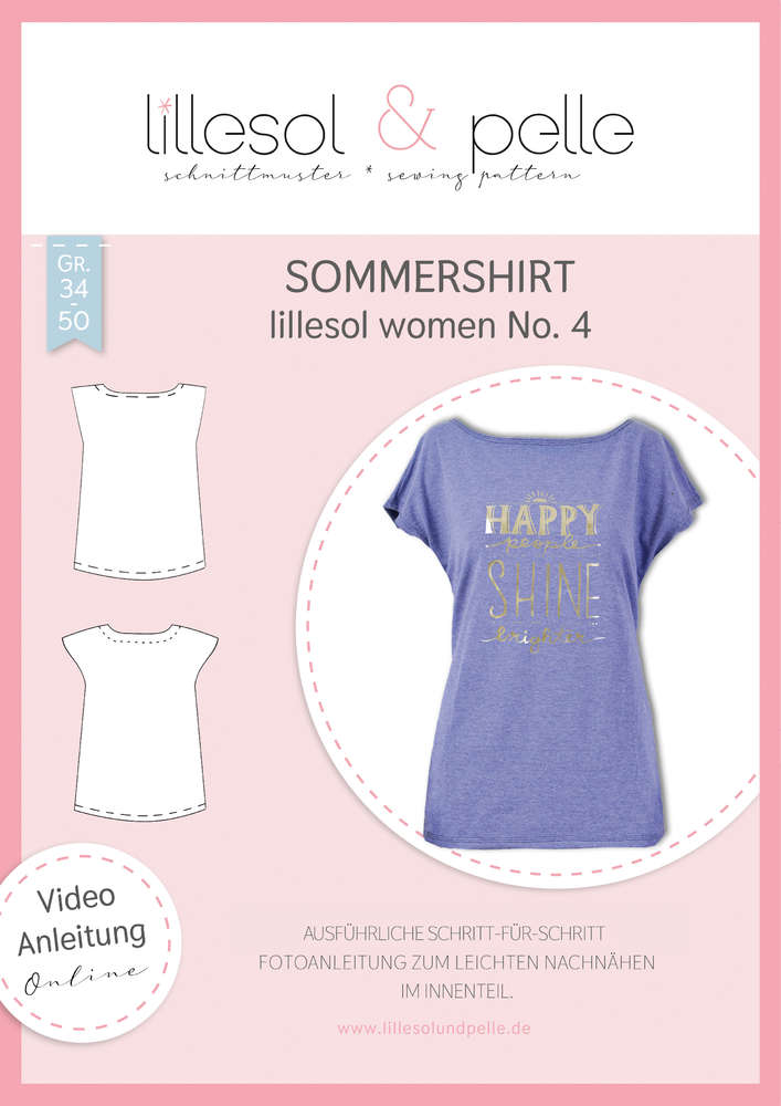 Papierschnittmuster  No.4 Sommershirt