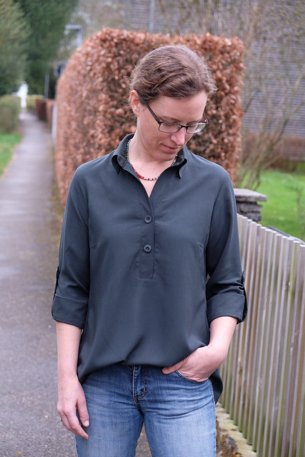 Papierschnittmuster No.79 Hemdbluse Linnea