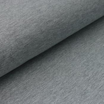 Uni Jersey meliert hellgrau
