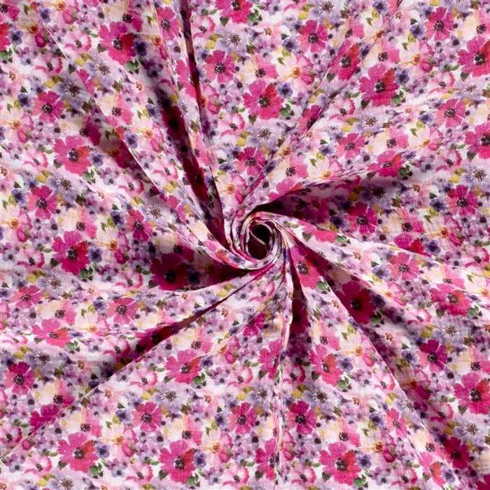 Musselin Blumenmeer