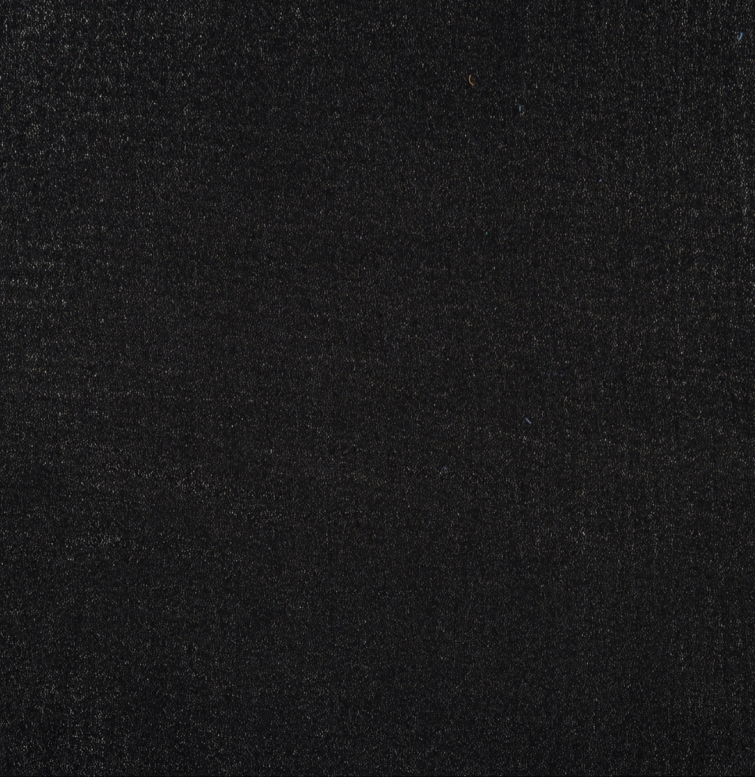 Musselin - Bambino foil - schwarz mit Glitzer
