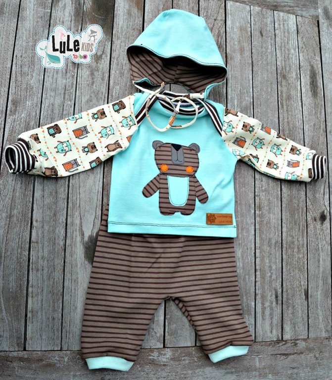 Papierschnittmuster  Babyset