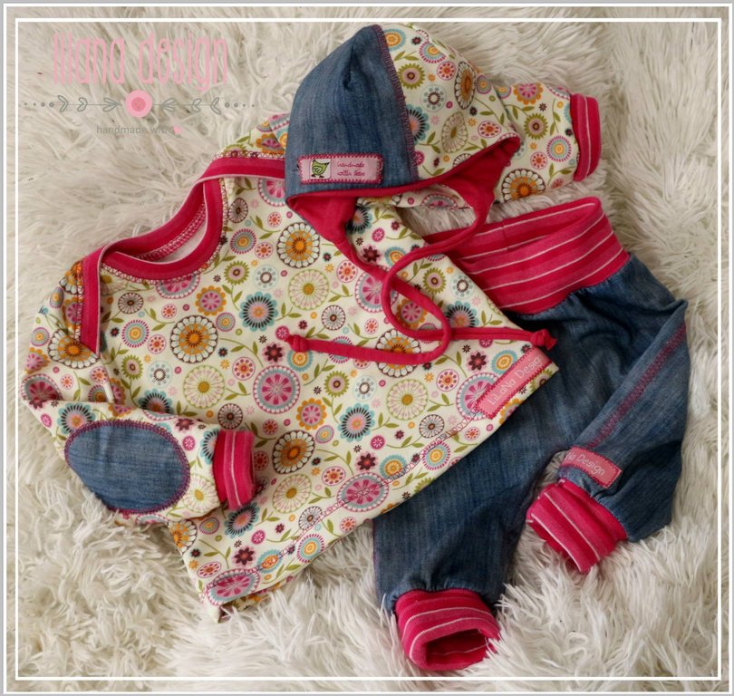 Papierschnittmuster  Babyset
