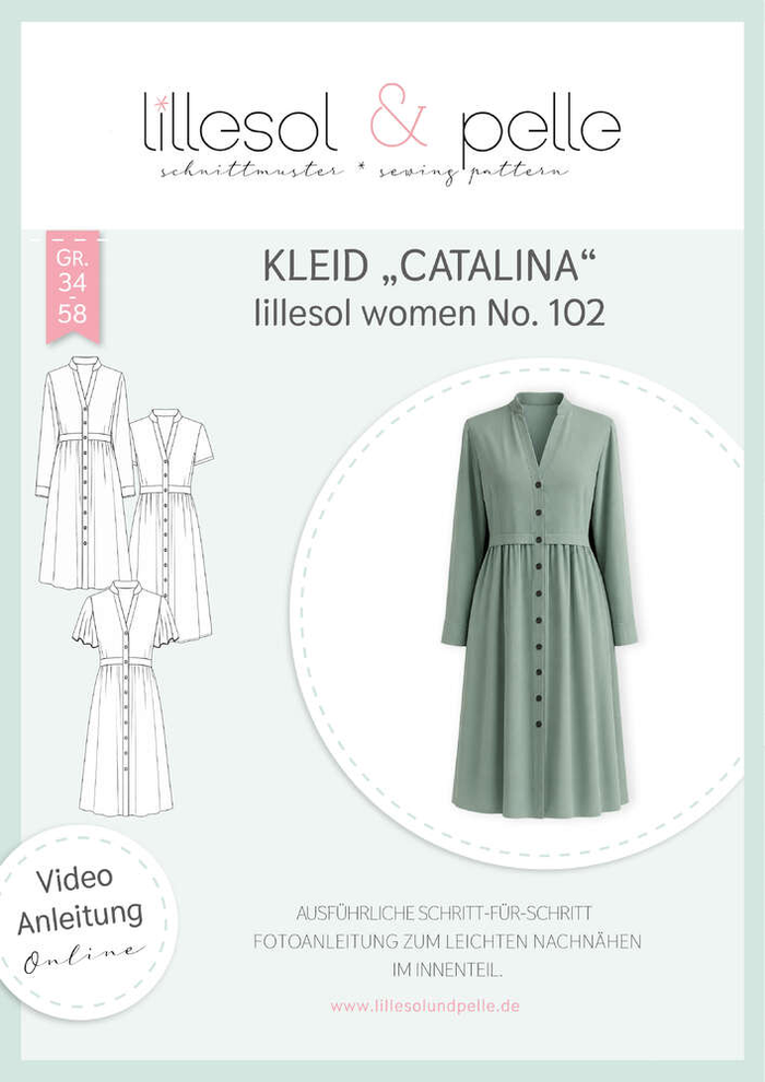 Papierschnittmuster No.102 Kleid "Catalina" – lillesol & pelle