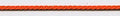 Polyester Kordel 4mm orange