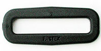 Leiterschnalle/ovale Schnalle 20, 30 40mm schwarz