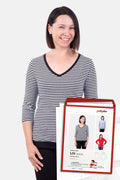 Papierschnittmuster Damenshirt Liv - pattydoo
