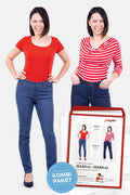 Papierschnittmuster Damen Jeans #1 & #2