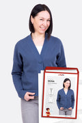 Papierschnittmuster Strickjacke Mona