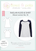 Papierschnittmuster No.19 Raglan-Kleid & Shirt – lillesol & pelle – Bild 1