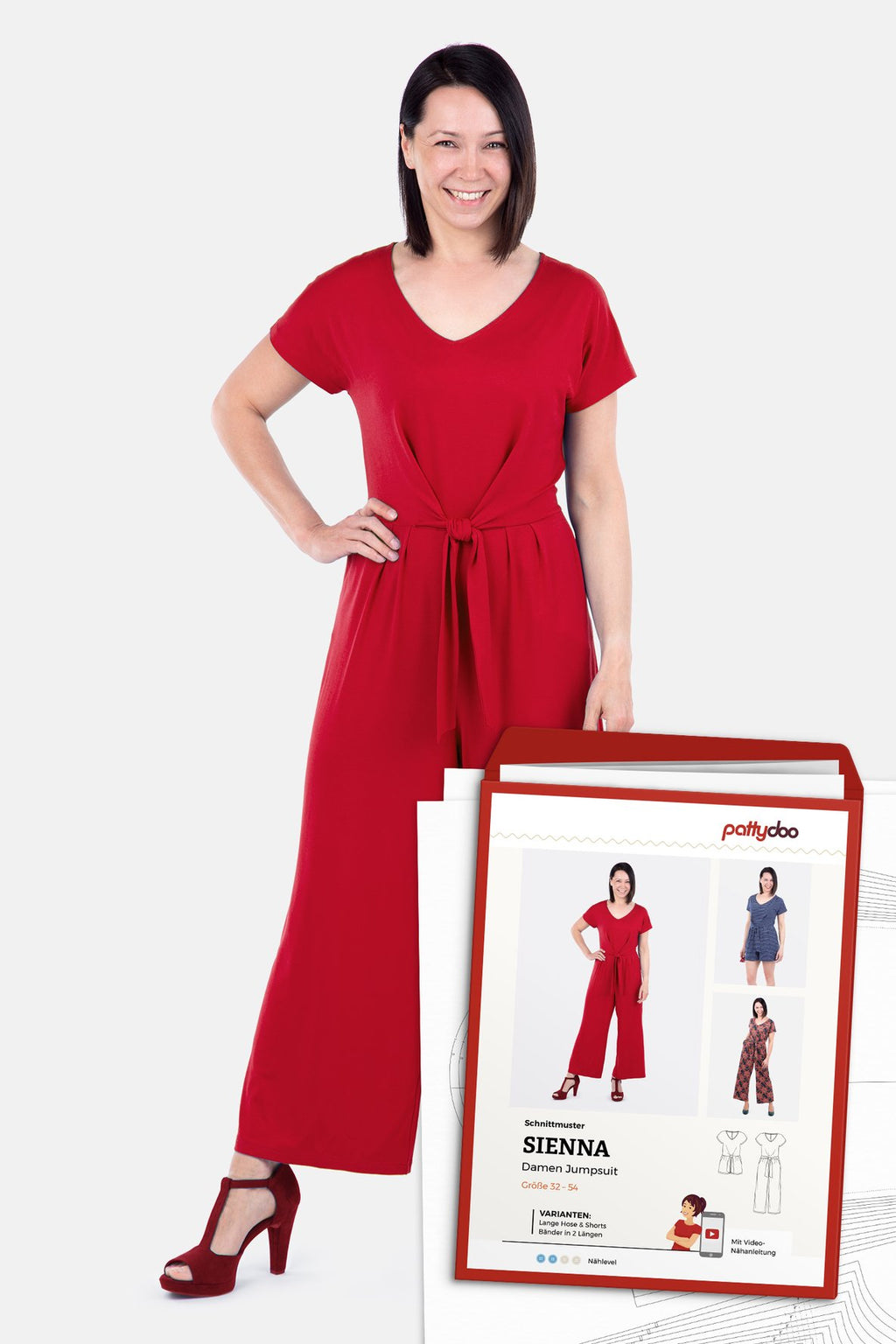 Papierschnittmuster Jumpsuit Sienna