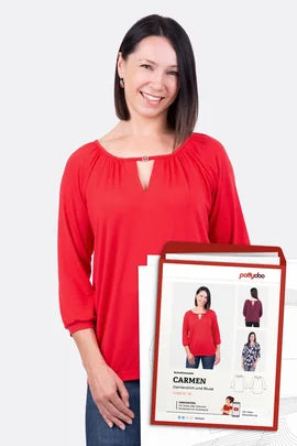 pattydoo Papierschnittmuster Damenshirt & Bluse „Carmen“