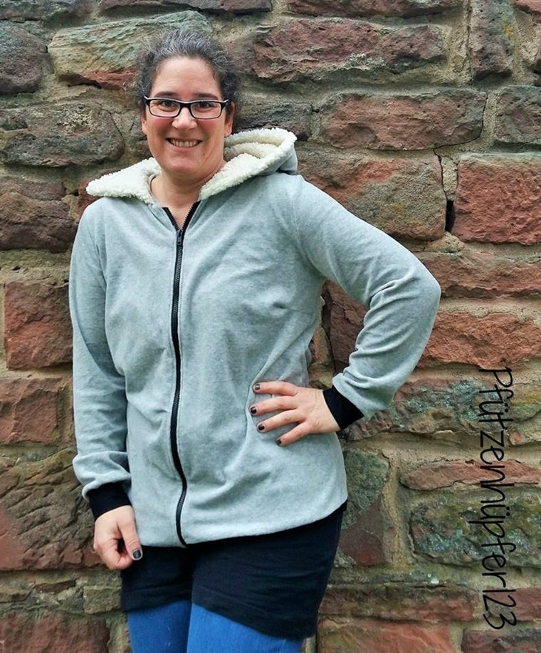 Papierschnittmuster No. 15 Kapuzenjacke